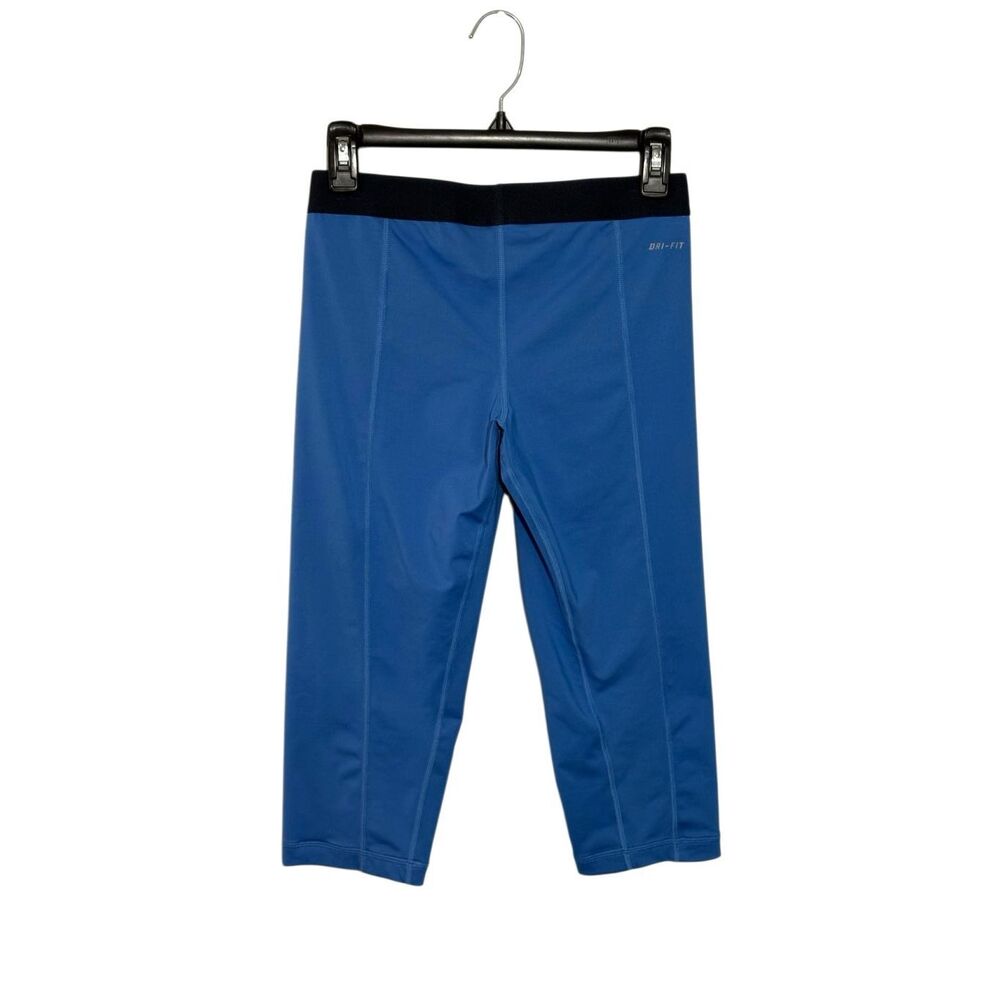 Nike Pro DriFit Capri leggings in sky blue - M - Picture 7 of 8